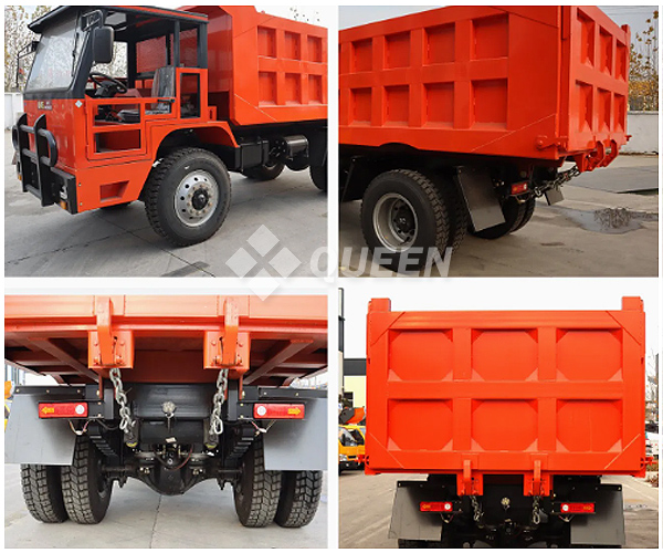 Detailed View of the 15-Ton Mining Dump Truck